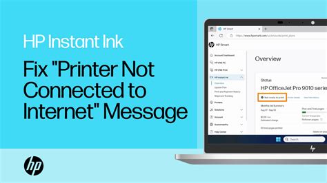 hp instant ink connected|Printer is connected to internet but hp ink account can’t connect.